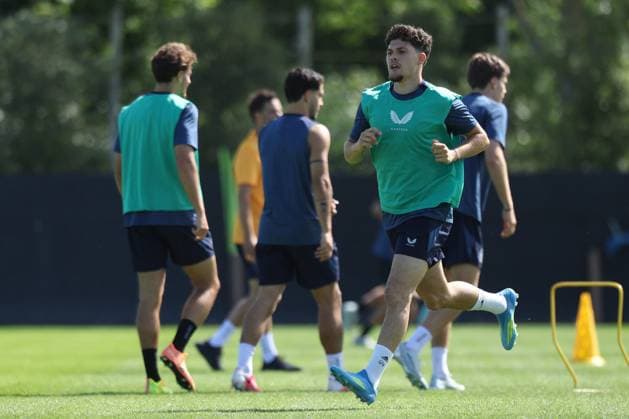 Club Brugge Training WESTKAPELLE, BELGIUM - JUNE 29 : Sabbe Kyriani defender of Club Brugge Players of Club Brugge having their first training of the season pictured on June 29, 2026 in Westkapelle, Belgium, 29-06-26 Westkapelle Belgium  Copyright: xXpix