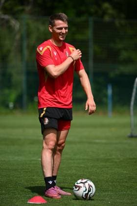 Standard de Liege Jupiler Pro League Media Activities 29 06 2026 LIEGE, BELGIUM - JUNE 29 : Lavalee Dimitri defender of Standard de Liege pictured during the first training session in preparation for the start of the Jupiler Pro League new season on June 29, 2026 in Liege, Belgium, 29 06 2026 Liege Belgium  Copyright: xVincentxKalutx