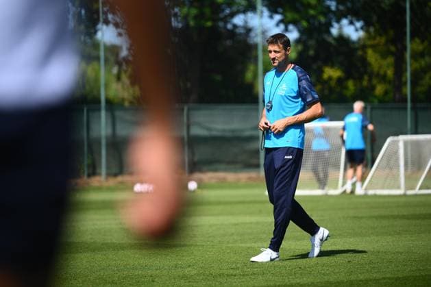 OH LEUVEN - FIRST TRAINING SESSION 2026-2027 OUD-HEVERLEE, BELGIUM - JUNE 29 : TIMMY SIMONS during the first training Session of OH Leuven prior the 2026-2027 Jupiler Pro League Season. on June 29, 2026 in Oud HEverlee, Belgium, 29 06 2026 Oud-Heverlee Belgium  Copyright: xGvgx