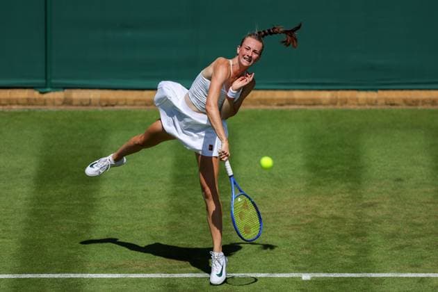 Mika Stojsavljevic during her first round match Wimbledon Tennis Championships, Day 1, The All England Lawn Tennis and Croquet Club, London, UK - 29 Jun 2026London The All England Lawn Tennis and United Kingdom  Copyright: xKieranxMcManus Shutterstockx 16964107d