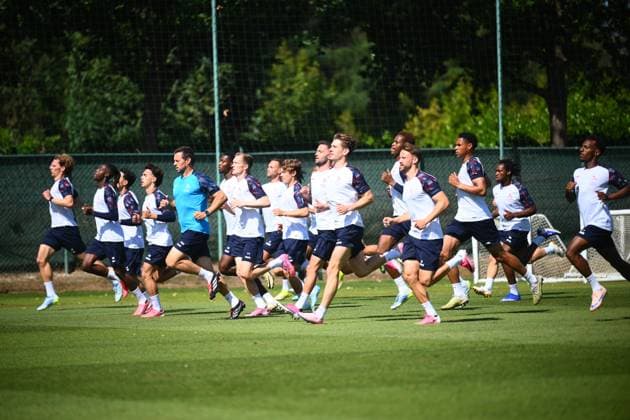 OH LEUVEN - FIRST TRAINING SESSION 2026-2027 OUD-HEVERLEE, BELGIUM - JUNE 29 : during the first training Session of OH Leuven prior the 2026-2027 Jupiler Pro League Season. on June 29, 2026 in Oud HEverlee, Belgium, 29 06 2026 Oud-Heverlee Belgium  Copyright: xGvgx