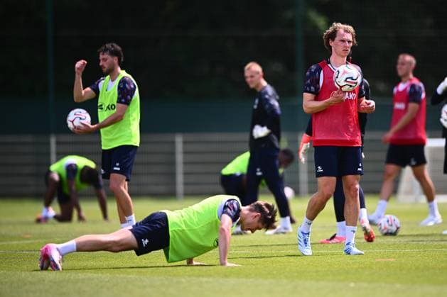 OH LEUVEN - FIRST TRAINING SESSION 2026-2027 OUD-HEVERLEE, BELGIUM - JUNE 29 : during the first training Session of OH Leuven prior the 2026-2027 Jupiler Pro League Season. on June 29, 2026 in Oud HEverlee, Belgium, 29 06 2026 Oud-Heverlee Belgium  Copyright: xGvgx