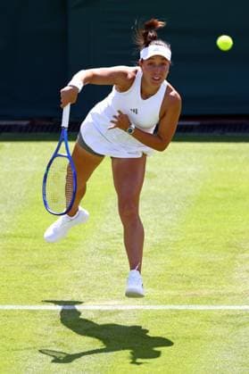 Jessica Pegula during her first round match Wimbledon Tennis Championships, Day 1, The All England Lawn Tennis and Croquet Club, London, UK - 29 Jun 2026London The All England Lawn Tennis and United Kingdom  Copyright: xJamesxMarsh Shutterstockx 16964101l
