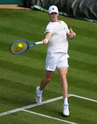 Max Basing during his first round match Wimbledon Tennis Championships, Day 1, The All England Lawn Tennis and Croquet Club, London, UK - 29 Jun 2026London The All England Lawn Tennis and United Kingdom  Copyright: xKieranxMcManus Shutterstockx 16964107k