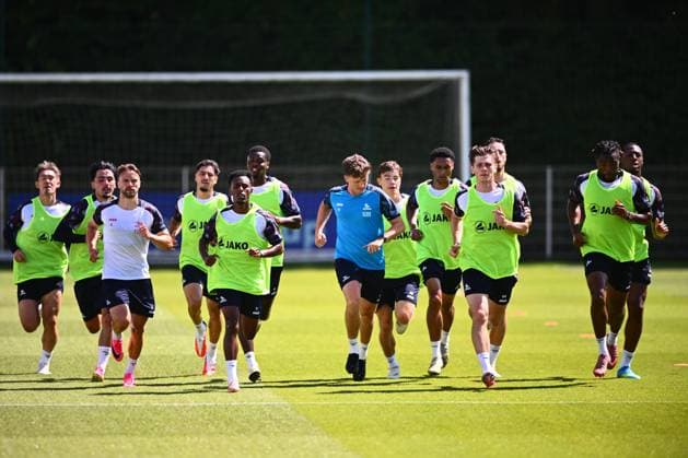 OH LEUVEN - FIRST TRAINING SESSION 2026-2027 OUD-HEVERLEE, BELGIUM - JUNE 29 : during the first training Session of OH Leuven prior the 2026-2027 Jupiler Pro League Season. on June 29, 2026 in Oud HEverlee, Belgium, 29 06 2026 Oud-Heverlee Belgium  Copyright: xGvgx