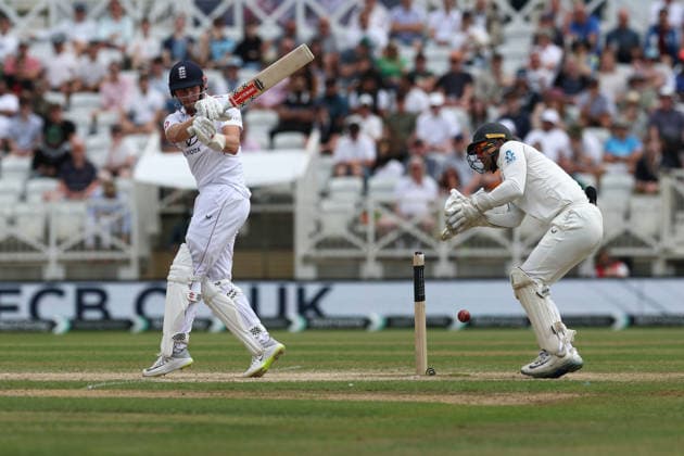 England v New Zealand, International Test Match 2026 England s Gus Atkinson misses out down the leg side during Last Day of the Rothesay International Test Match 2026 match between England and New Zealand at Trent Bridge, Nottingham, UK on 29 June 2026. Nottingham Trent Bridge Nottinghamshire UK Editorial use only , Copyright: xJohnxMallettx PSI-24436-0033