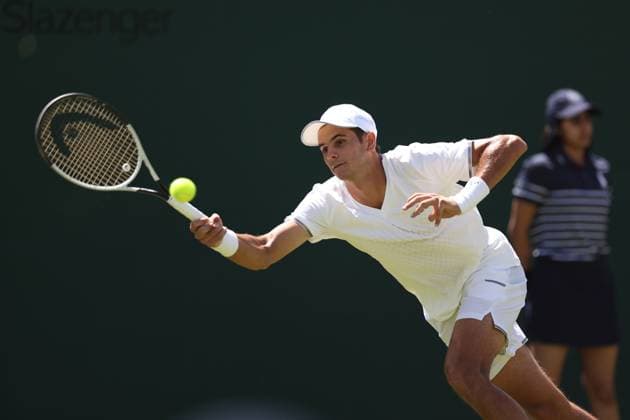 Rafael Jodar during his first round match Wimbledon Tennis Championships, Day 1, The All England Lawn Tennis and Croquet Club, London, UK - 29 Jun 2026London The All England Lawn Tennis and United Kingdom  Copyright: xEllaxLing Shutterstockx 16964106n
