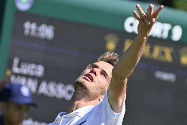 Tennis - Wimbledon 2026 - ITF - The Championships - 29 06 2026 - Tennis - Wimbledon 2026 - ITF - The Championships - 29 06 2026 - Luca Van Assche .- France London  Copyright: xChryslenexCaillaudx xPsnewzx