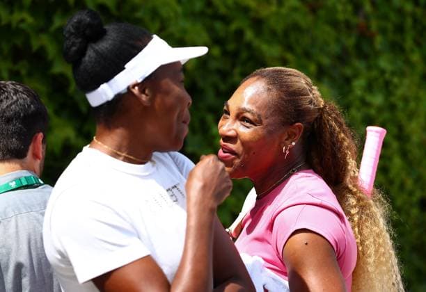 Venus Williams and Serena Williams after practice Wimbledon Tennis Championships, Day 1, The All England Lawn Tennis and Croquet Club, London, UK - 29 Jun 2026London The All England Lawn Tennis and United Kingdom  Copyright: xJamesxMarsh Shutterstockx 16964101ag
