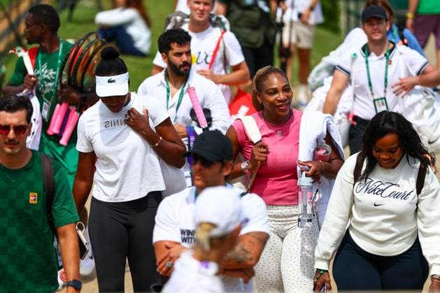 Venus Williams and Serena Williams after practice Wimbledon Tennis Championships, Day 1, The All England Lawn Tennis and Croquet Club, London, UK - 29 Jun 2026London The All England Lawn Tennis and United Kingdom  Copyright: xJamesxMarsh Shutterstockx 16964101an