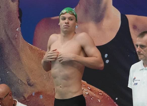 Natation - Championnat de France 29 06 2026 Leon Marchand of Dauphins Toulouse OEC During the heats 200m Breaststroke Men at the French Swimming Championships at the Raymond Sommet Olympic Pool in Saint-Etienne on June 29, 2026 photos by Laurent Lairys , Saint EtienneFrance  Copyright: xLaurentxLairysx