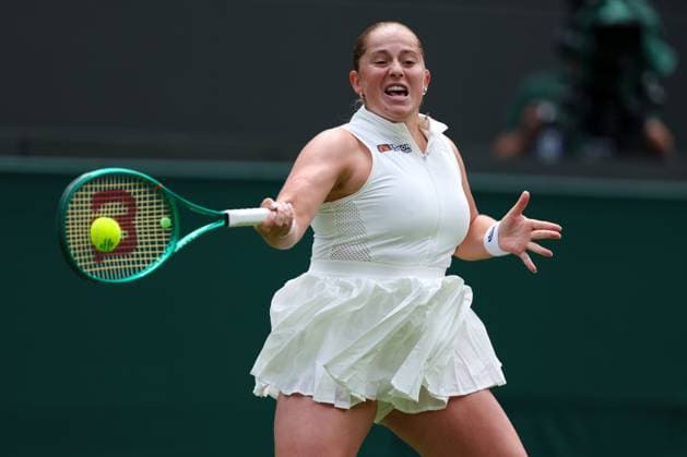Jelena Ostapenko during her first round match Wimbledon Tennis Championships, Day 1, The All England Lawn Tennis and Croquet Club, London, UK - 29 Jun 2026London The All England Lawn Tennis and United Kingdom  Copyright: xKieranxMcManus Shutterstockx 16964107aa