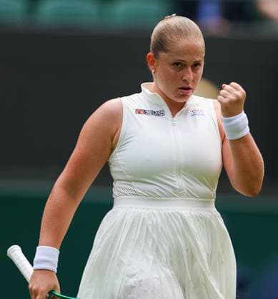 Jelena Ostapenko during her first round match Wimbledon Tennis Championships, Day 1, The All England Lawn Tennis and Croquet Club, London, UK - 29 Jun 2026London The All England Lawn Tennis and United Kingdom  Copyright: xKieranxMcManus Shutterstockx 16964107z