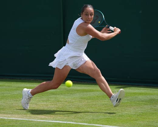 Tennis - 2026 Wimbledon Championships - Day One (Week One) - All England Lawn Tennis & Croquet Club, London - Monday 29th June 2026 Women™s Singles, First Round: Xinyu Wang (CHN) vs. Elisabetta Cocciaretto (ITA) Elisabetta Cocciaretto of Italy COLORSPORT ANDREW COWIE 