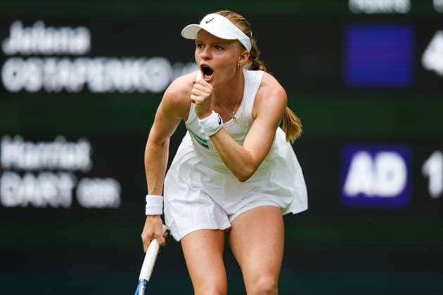 Harriet Dart during her first round match Wimbledon Tennis Championships, Day 1, The All England Lawn Tennis and Croquet Club, London, UK - 29 Jun 2026London The All England Lawn Tennis and United Kingdom  Copyright: xKieranxMcManus Shutterstockx 16964107av