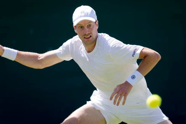 2026-06-29 The Championships - Wimbledon 2026 - Day One LONDON, UNITED KINGDOM - JUNE 29: Botic van de Zandschulp of the Netherlands during Day One of the The Championships - Wimbledon 2026 at All England Lawn Tennis and Croquet Club on June 29, 2026 in London, England. (Photo by Marleen Fouchier BSR Agency) London United Kingdom Content not available for redistribution in The Netherlands directly or indirectly through any third parties. Copyright: xBSRxAgencyx