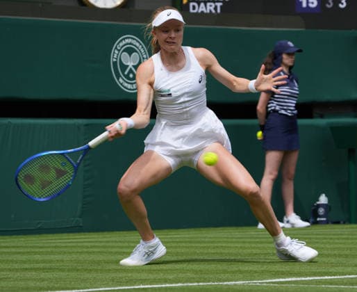 Tennis - 2026 Wimbledon Championships - Day One (Week One) - All England Lawn Tennis & Croquet Club, London - Monday 29th June 2026 Women™s Singles, First Round: Jelena Ostapenko (LAT) vs. Harriet Dart (GBR) Harriet Dart (GBR) COLORSPORT ANDREW COWIE 