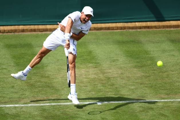 Roberto Bautista Agut during his first round match Wimbledon Tennis Championships, Day 1, The All England Lawn Tennis and Croquet Club, London, UK - 29 Jun 2026London The All England Lawn Tennis and United Kingdom  Copyright: xJamesxMarsh Shutterstockx 16964101bv