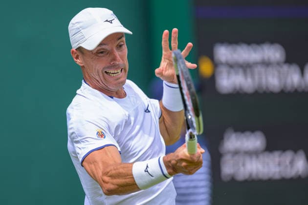 Day One: The Championships - Wimbledon 2026 LONDON, ENGLAND JUNE 29 - Roberto Bautista Agut of Spain during Gentlemen s Single First Round at The Wimbledon Lawn Tennis Championship at Wimbledon on June 29, 2026 in London, England. (Photo by Keeran Marquis)  Copyright: xKeeranxMarquis Fotoarena SPPx Sportspressphoto_SPR179854