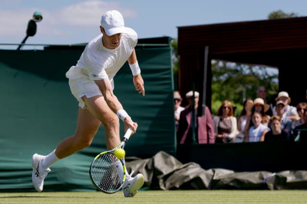 2026-06-29 The Championships - Wimbledon 2026 - Day One LONDON, UNITED KINGDOM - JUNE 29: Botic van de Zandschulp of the Netherlands during Day One of the The Championships - Wimbledon 2026 at All England Lawn Tennis and Croquet Club on June 29, 2026 in London, England. (Photo by Marleen Fouchier BSR Agency) London United Kingdom Content not available for redistribution in The Netherlands directly or indirectly through any third parties. Copyright: xBSRxAgencyx