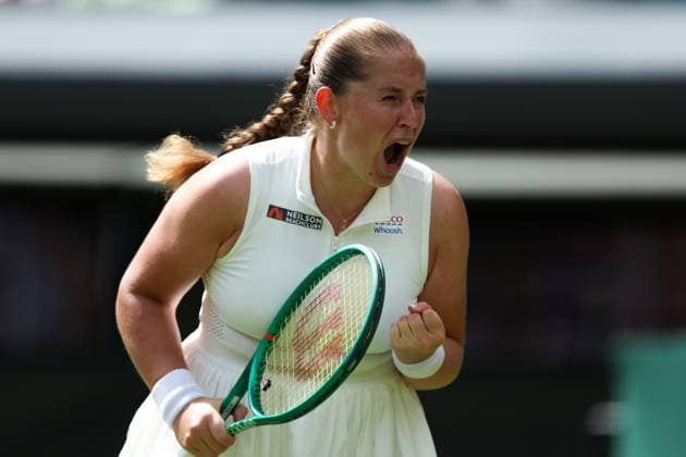 Jelena Ostapenko during her first round match Wimbledon Tennis Championships, Day 1, The All England Lawn Tennis and Croquet Club, London, UK - 29 Jun 2026London The All England Lawn Tennis and United Kingdom  Copyright: xKieranxMcManus Shutterstockx 16964107cj