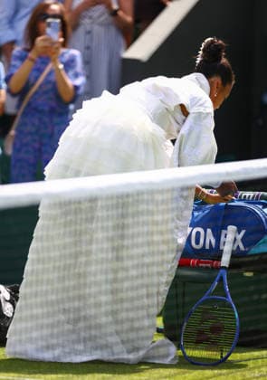 Naomi Osaka aherad of her first round match Wimbledon Tennis Championships, Day 1, The All England Lawn Tennis and Croquet Club, London, UK - 29 Jun 2026London The All England Lawn Tennis and United Kingdom  Copyright: xJamesxMarsh Shutterstockx 16964101co