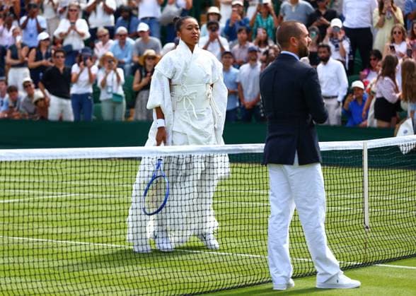 Naomi Osaka ahead of her first round match Wimbledon Tennis Championships, Day 1, The All England Lawn Tennis and Croquet Club, London, UK - 29 Jun 2026London The All England Lawn Tennis and United Kingdom  Copyright: xJamesxMarsh Shutterstockx 16964101ct