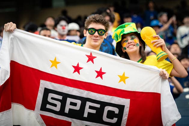 June 29, 2026: Brazil fans before the FIFA World Cup, WM, Weltmeisterschaft, Fussball 2026 soccer match between Brazil and Japan at Houston Stadium in Houston, Texas, on Monday, June 29, 2026. - ZUMAp213 20260629_znp_p213_006 Copyright: xLynnxPenningtonx
