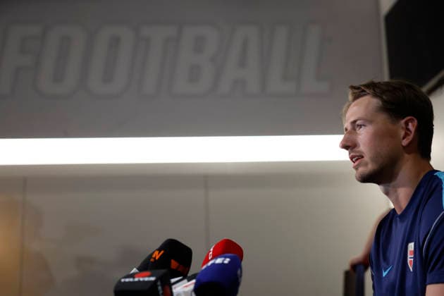 Norway national team, Nationalteam midfielder Sander Berge during the press conference, PK, Pressekonferenz at Southern Methodist University in Dallas, United States, 29 June 2026. Norway national team press conference !ACHTUNG: NUR REDAKTIONELLE NUTZUNG!  Copyright: xMariscalx GRAF7765 20260629-55020747086_1
