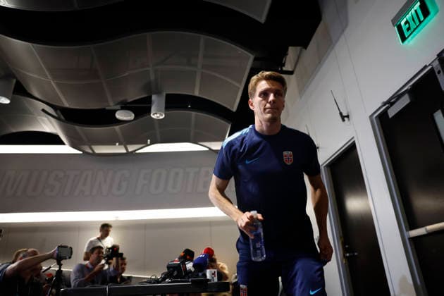 Norway national team, Nationalteam midfielder Martin Odegaard during the press conference, PK, Pressekonferenz at Southern Methodist University in Dallas, United States, 29 June 2026. Norway national team press conference !ACHTUNG: NUR REDAKTIONELLE NUTZUNG!  Copyright: xMariscalx GRAF7762 20260629-55020747110_1