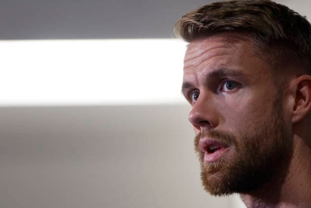 Norway national team, Nationalteam defender Kristoffer Ajer during the press conference, PK, Pressekonferenz at Southern Methodist University in Dallas, United States, 29 June 2026. Norway national team press conference !ACHTUNG: NUR REDAKTIONELLE NUTZUNG!  Copyright: xMariscalx GRAF7759 20260629-55020747126_1