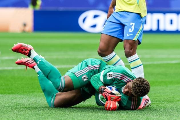 RECORD DATE NOT STATED FIFA World Cup, WM, Weltmeisterschaft, Fussball 2026 - Round of 32 - Brazil v Japan Zion Suzuki Goalkeeper of Japan during the FIFA World Cup 2026 Round of 32 match between Brazil and Japan at Houston Stadium, in Texas, United States, on Monday, June 29, 2026.(Foto: Vanessa Carvalho Brazil Photo Press IMAGO) Sports Copyright: xVanessaxCarvalhox
