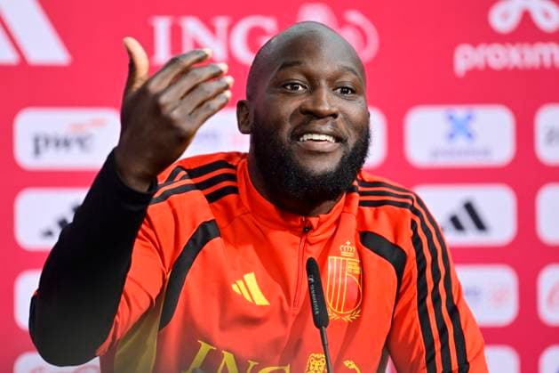 Belgian national football team - FIFA World Cup, WM, Weltmeisterschaft, Fussball 2026 - media activities 29 06 2026 RENTON, UNITED STATES OF AMERICA - JUNE 29 : Lukaku Romelu forward of Belgium pictured during a press conference, PK, Pressekonferenz at the training grounds of the Belgian national football team during the 2026 FIFA World Cup on June 29, 2026 in Renton, United States of America, 29 06 2026 Renton United States of America  Copyright: xJanxDexMeuleneirx