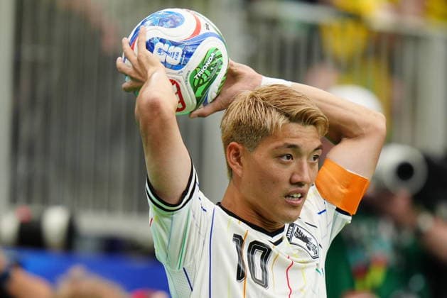 Brazil v Japan - FIFA World Cup, WM, Weltmeisterschaft, Fussball 2026 - Round of 32 HOUSTON, USA - JUNE 29: Ritsu Doan of Japan in action during the FIFA World Cup 2026 Round of 32 match between Brazil and Japan at Houston Stadium (NRG Stadium) on June 29, 2026 in Houston, Texas. Hakan Akgun Anadolu Texas United States. Editorial use only. Please get in touch for any other usage.  Copyright: x2026xAnadoluxHakanxAkgunx
