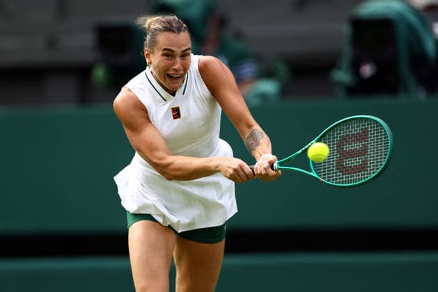 Aryna Sabalenka during her first round match Wimbledon Tennis Championships, Day 1, The All England Lawn Tennis and Croquet Club, London, UK - 29 Jun 2026London The All England Lawn Tennis and United Kingdom  Copyright: xJamesxMarsh Shutterstockx 16964101fh