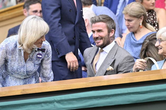Tennis - Wimbledon 2026 - ITF - The Championships - 29 06 2026 - Tennis - Wimbledon 2026 - ITF - The Championships - 29 06 2026 - David Beckham dans la royal box London  Copyright: xChryslenexCaillaudx Psnewzx