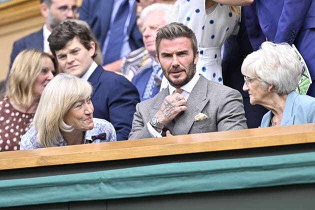Tennis - Wimbledon 2026 - ITF - The Championships - 29 06 2026 - Tennis - Wimbledon 2026 - ITF - The Championships - 29 06 2026 - David Beckham dans la royal box London  Copyright: xChryslenexCaillaudx Psnewzx