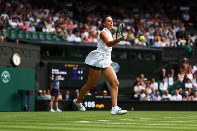 Aryna Sabalenka during her first round match Wimbledon Tennis Championships, Day 1, The All England Lawn Tennis and Croquet Club, London, UK - 29 Jun 2026London The All England Lawn Tennis and United Kingdom  Copyright: xJamesxMarsh Shutterstockx 16964101fp