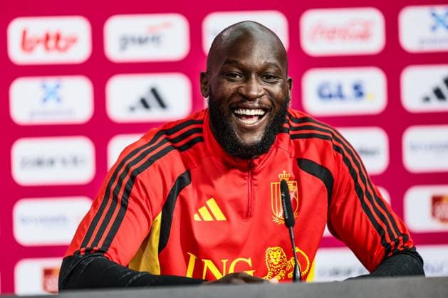 Belgium s Romelu Lukaku pictured during a press moment of Belgian national soccer team Red Devils, on Monday 29 June 2026 in their base camp, home of the Seattle Sounders, Renton, Seattle, USA. The Rode Duivels - Diables Rouges qualified for the knockout stage of the 2026 FIFA World Cup, WM, Weltmeisterschaft, Fussball where they ll meet Senegal in the round of 32 on July 1st. BRUNOxFAHY  x179893861x