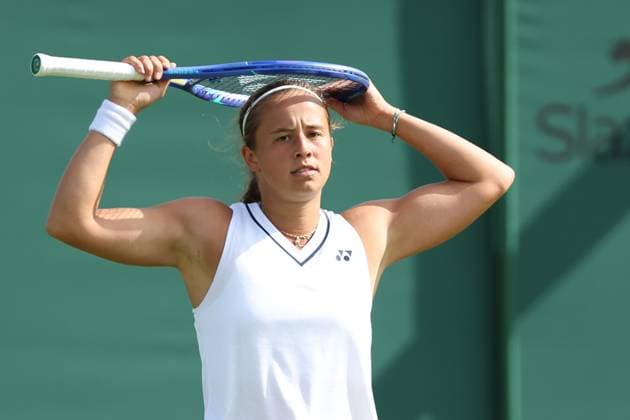The Championships Wimbledon 2026- DAY 1- 29 06 2026 Great Britain, London, All England Lawn Tennis Club, The Championships Wimbledon 2026 - DAY 1- 29 06 2026 Belgian player Hanne Vandewinkel (BEL) pictured during her first round against American player Claire Liu (USA) in London , All England Lawn Tennis Club at The Championships Wimbledon 2026 LONDON GREAT BRITAIN  Copyright: xMélaniexJeusettex