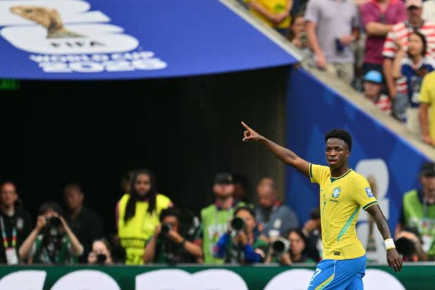 FIFA World Cup, WM, Weltmeisterschaft, Fussball 2026 - Round of 32 - Brazil vs Japan Vinicius Junior of Brazil reacts during the FIFA World Cup 2026 Round of 32 match Brazil against Japan, in Houston, USA, 29 June 2026. HOUSTON United States  Copyright: xSAMxWASSONx