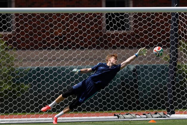 Norway national team, Nationalteam goalkeeper Sander Tangvi during a training session at Southern Methodist University in Dallas, United States, 29 June 2026. Norway national team press conference, PK, Pressekonferenz !ACHTUNG: NUR REDAKTIONELLE NUTZUNG!  Copyright: xMariscalx GRAF7810 20260629-55020747553_1
