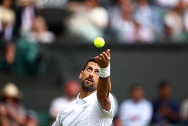 Novak Djokovic during his first round match Wimbledon Tennis Championships, Day 1, The All England Lawn Tennis and Croquet Club, London, UK - 29 Jun 2026London The All England Lawn Tennis and United Kingdom  Copyright: xJamesxMarsh Shutterstockx 16964101gt