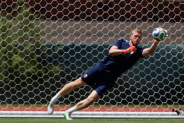 Norway national team, Nationalteam goalkeeper Egil Selvik during a training session at Southern Methodist University in Dallas, United States, 29 June 2026. Norway national team press conference, PK, Pressekonferenz !ACHTUNG: NUR REDAKTIONELLE NUTZUNG!  Copyright: xMariscalx GRAF7831 20260629-55020747556_1