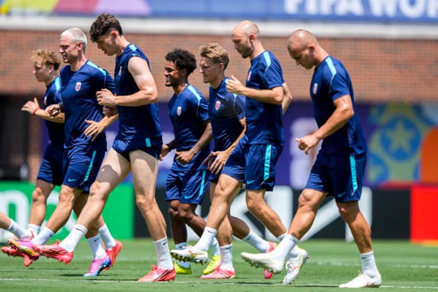 World Cup 2026 Dallas, Texas , USA 20260629. Training with the Norwegian men s national football team at (SMU) Southern Methodist University in Dallas. Photo: Fredrik Varfjell NTB Dallas, Texas United States EDITORIAL USE ONLY. RESTRICTED USE FOR BETTING COMPANIES Ref:_SPOJACyOnK38E8.jpg *** 2026 World Cup, Dallas, Texas, USA, June 29, 2026. Training with the Norwegian men s national soccer team at SMU (Southern Methodist University) in Dallas. Photo by Fredrik Varfjell, NTB. Dallas, Texas, United States. EDITORIAL USE ONLY. RESTRICTED USE FOR BETTING COMPANIES.  Copyright: xFredrikxVarfjellx xNTBx