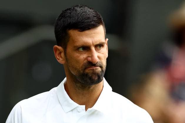 Novak Djokovic during his first round match Wimbledon Tennis Championships, Day 1, The All England Lawn Tennis and Croquet Club, London, UK - 29 Jun 2026London The All England Lawn Tennis and United Kingdom  Copyright: xJamesxMarsh Shutterstockx 16964101gy