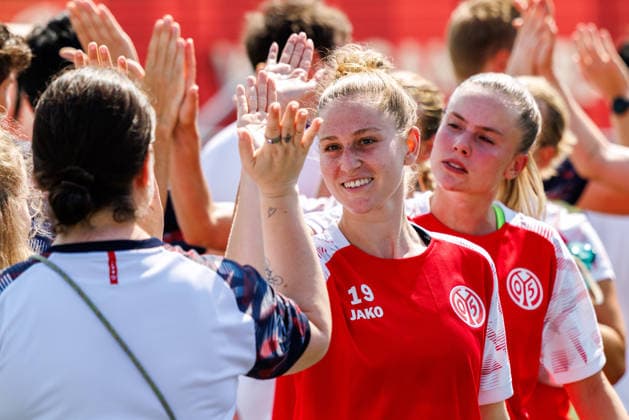 1. FSV Mainz 05 Frauen, Auftakttraining, 29.06.2026 Saskia Matheis (1. FSV Mainz 05 Frauen, 19) Auftakttraining der Frauen des 1. FSV Mainz 05 zur Saison 2026 27 der 1. Frauen Fussball Bundesliga, Trainingsgelände auf dem Wolfgang Frank Campus, Mainz, 29.06.2026 DFL DFB regulations prohibit any use of photographs as image sequences and or quasi-video. *** 1 FSV Mainz 05 Women, Season-Opening Training Session, June 29, 2026 Saskia Matheis 1 FSV Mainz 05 Women, 19 First training session of the 1 FSV Mainz 05 women’s team for the 2026 season 27 of the Women’s Bundesliga, training grounds at the Wolfgang Frank Campus, Mainz, June 29, 2026 DFL DFB regulations prohibit any use of photographs as image sequences and or quasi-video Copyright: xBEAUTIFULxSPORTS Hahnex