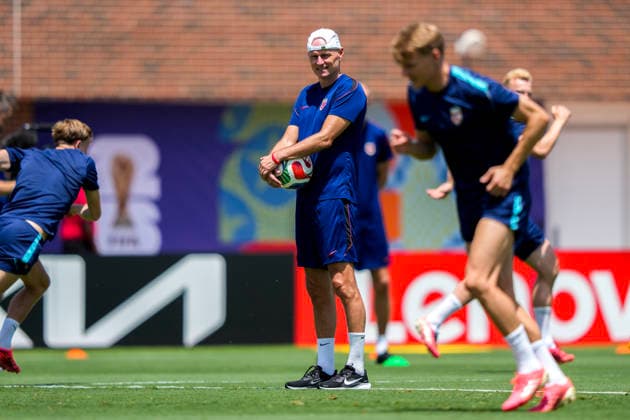 World Cup 2026 Dallas, Texas , USA 20260629. national team, Nationalteam manager Stale Solbakken during a training session with the Norwegian men s national football team at (SMU) Southern Methodist University in Dallas. Photo: Fredrik Varfjell NTB Dallas, Texas United States EDITORIAL USE ONLY. RESTRICTED USE FOR BETTING COMPANIES Ref:_SPOVnLxDL4aAj4.jpg *** 2026 World Cup, Dallas, Texas, USA 20260629 National team manager Stale Solbakken during a training session with the Norwegian men’s national soccer team at SMU (Southern Methodist University) in Dallas. Photo: Fredrik Varfjell, NTB. Dallas, Texas, United States. EDITORIAL USE ONLY. RESTRICTED USE FOR BETTING COMPANIES.  Copyright: xFredrikxVarfjellx xNTBx