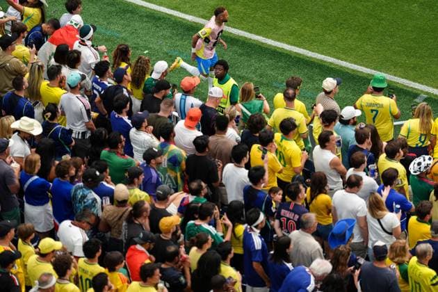 Neymar of Brazil warms up Brazil v Japan, 2026 FIFA World Cup, WM, Weltmeisterschaft, Fussball Round of 32, Football, Houston Stadium, Houston, Texas, USA - 29 Jun 2026Houston Houston Stadium Texas (TX) United States of America  Copyright: xIsmaelxAdnan Shutterstockx 16968921br
