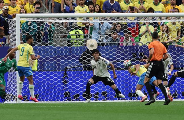 FIFA World Cup, WM, Weltmeisterschaft, Fussball 2026 - Round of 32 - Brazil vs Japan Brazil misses a chance to score during the FIFA World Cup 2026 Round of 32 match Brazil against Japan, in Houston, USA, 29 June 2026. HOUSTON United States  Copyright: xCHRISTOPHERxNEUNDORFx